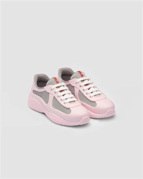 pink and black prada shoes|prada cup sneakers pink.